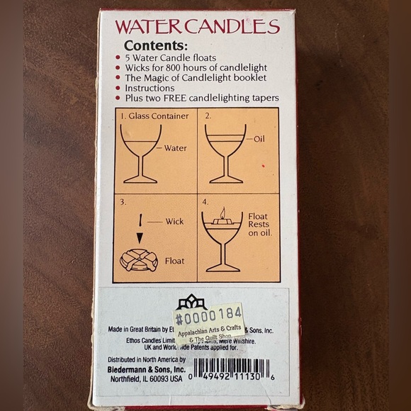 Floating Candles and White Heart-Shaped “Love” Soap - Picture 7 of 12